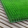 Zerbino antiscivolo, tappetino resistente, 37 x 68 cm, per esterni, zerbino con setole sottili